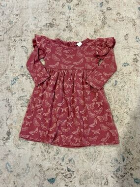Kate Quinn long sleeve butterfly print dress
